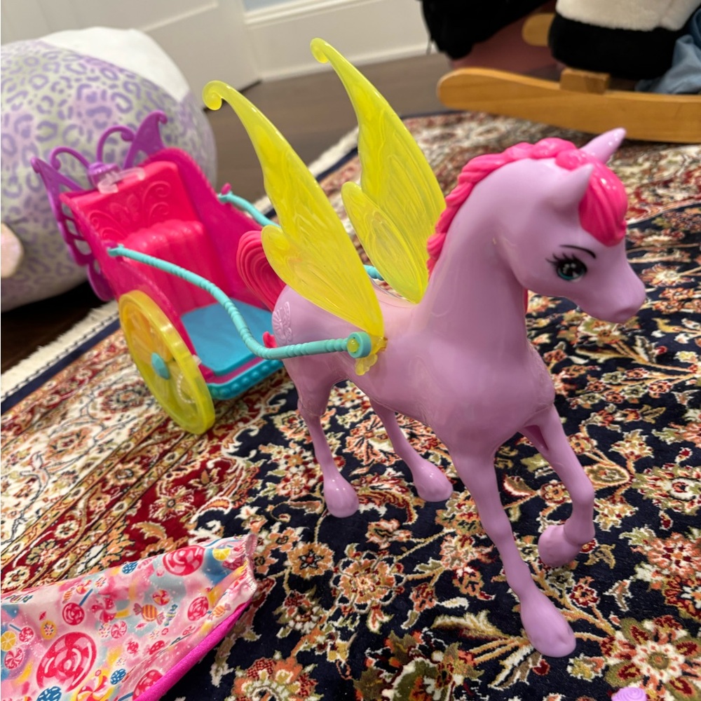 BARBIE DREAMTOPIA Chariot mermaid and pegasus Set